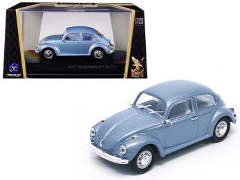 1972 Volkswagen Beetle Metallic Blue 1/43 Diecast Model Car by Road Signature