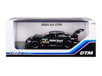 BMW M4 DTM #7 \BMW Bank\" 1/43 Diecast Model Car by RMZ City"""