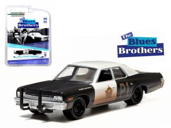 1974 Dodge Monaco Bluesmobile \The Blues Brothers\" (1980) Movie 1/64 Diecast Model Car by Greenlight"""