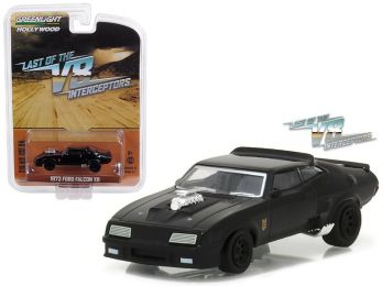 1973 Ford Falcon XB Black \Last of the V8 Interceptors\" (1979) Movie \""Hollywood Series\"" Release 17 1/64 Diecast Model Car by Greenlight"""