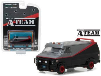 1983 GMC Vandura (B.A.\'s) \The A-Team\" (1983-1987) TV Series Hollywood Series 19 1/64 Diecast Model Car by Greenlight"""