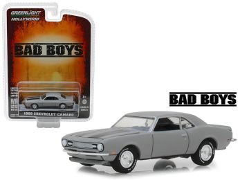 1968 Chevrolet Camaro Gray \Bad Boys\" (1995) Movie \""Hollywood\"" Series 21 1/64 Diecast Model Car by Greenlight"""