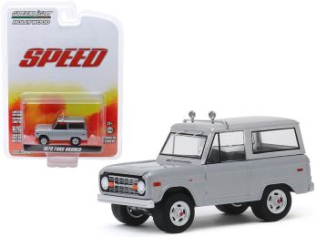 1970 Ford Bronco Gray (Jack Traven\'s) \Speed\" (1994) Movie \""Hollywood Series\"" Release 26 1/64 Diecast Model Car by Greenlight"""