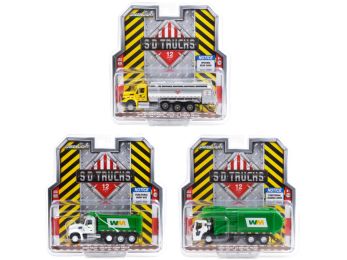 S.D. Trucks 3 piece Set Series 12 1/64 Diecast Models by Greenlight