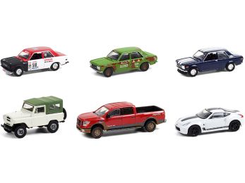 \Tokyo Torque\" Set of 6 pieces Series 9 1/64 Diecast Model Cars by Greenlight"""