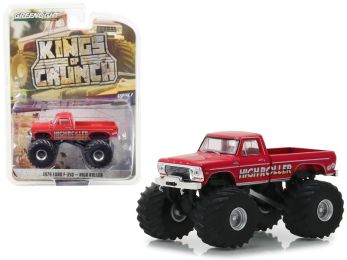 1979 Ford F-350 Monster Truck \High Roller\" \""Kings of Crunch\"" Series 3 1/64 Diecast Model Car by Greenlight"""