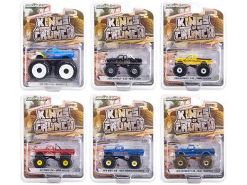 Kings of Crunch Set of 6 Monster Trucks Series 9 1/64 Diecast Model Cars by Greenlight