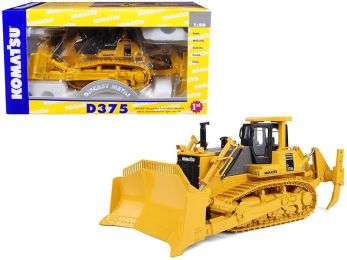 Komatsu D375A Crawler Dozer with Blade & Ripper 1/50 Diecast Model by First Gear