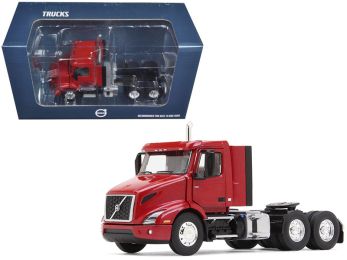 Volvo VNR 300 Day Cab Cherry Bomb Red Metallic 1/50 Diecast Model Car by First Gear