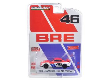 2015 Nissan GT-R R35 #46 BRE Edition Limited to 4600pc 1/64 Diecast Model Car by Greenlight