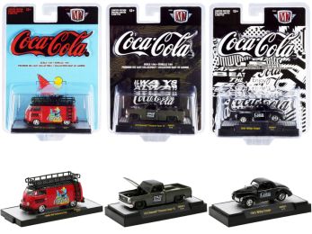 Nomad Coca-Cola Set of 3 pieces Release 1 Limited Edition to 9600 pieces Worldwide 1/64 Diecast Model Cars by M2 Machines