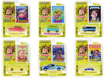 Garbage Pail Kids Set of 6 pieces Series 3 1/64 Diecast Model Cars by Greenlight