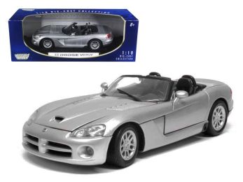 Dodge Viper SRT-10 Silver 1/18 Diecast Model Car by Motormax
