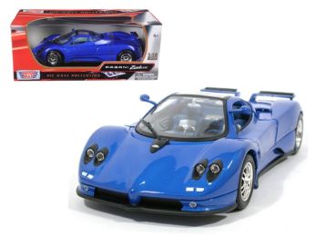 Pagani Zonda C12 Blue 1/18 Diecast Model Car by Motormax