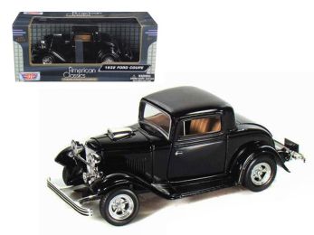 1932 Ford Coupe Black 1/24 Diecast Model Car by Motormax