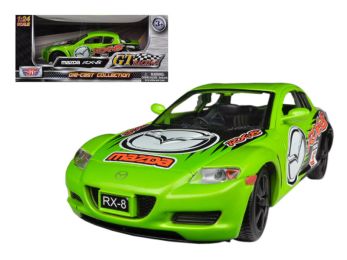 Mazda RX-8 #5 Green \GT Racing\ Series 1/24 Diecast Model Car by Motormax