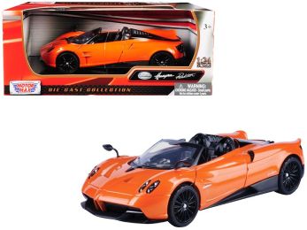 Pagani Huayra Roadster Orange 1/24 Diecast Model Car by Motormax