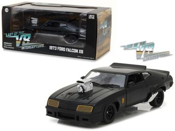 1973 Ford Falcon XB Black \Last of the V8 Interceptors\" (1979) Movie 1/24 Diecast Model Car by Greenlight"""
