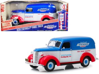 1939 Chevrolet Panel Truck \Yenko Sales and Service\" \""Running on Empty\"" Series 3 1/24 Diecast Model Car by Greenlight"""