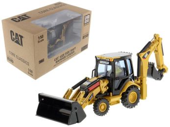 CAT Caterpillar 432E Side Shift Backhoe Loader with Operator \Core Classics Series\" 1/50 Diecast Model by Diecast Masters"""