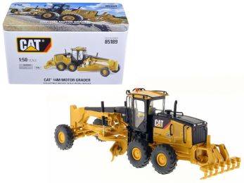 CAT Caterpillar 14M Motor Grader with Operator \High Line Series\" 1/50 Diecast Model by Diecast Masters"""