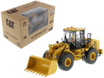 CAT Caterpillar 950H Wheel Loader with Operator \Core Classics Series\" 1/50 Diecast Model by Diecast Masters"""