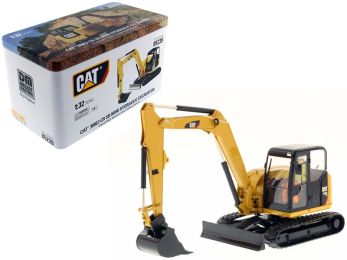 CAT Caterpillar 308E2 CR SB Mini Hydraulic Excavator with Working Tools and Operator \High Line Series\" 1/32 Diecast Model by Diecast Masters"""