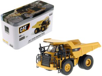 CAT Caterpillar 772 Off-Highway Dump Truck with Operator \High Line\" Series 1/87 (HO) Scale Diecast Model by Diecast Masters"""