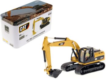 CAT Caterpillar 320D L Hydraulic Excavator with Operator \High Line\" Series 1/87 (HO) Scale Diecast Model by Diecast Masters"""