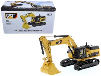 CAT Caterpillar 374D L Hydraulic Excavator with Operator \High Line\" Series 1/50 Diecast Model by Diecast Masters"""