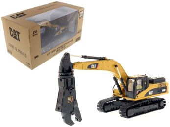 CAT Caterpillar 330D L Hydraulic Excavator with Shear and Operator \Core Classics Series\" 1/50 Diecast Model by Diecast Masters"""