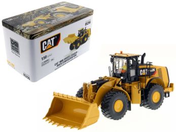 Caterpillar 980K Wheel Loader Rock Configuration with Operator \High Line Series\" 1/50 Diecast Model by Diecast Masters"""
