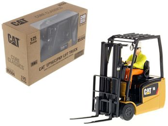 CAT Caterpillar EP16(C)PNY Lift Truck with Operator \Core Classics Series\" 1/25 Diecast Model by Diecast Masters"""