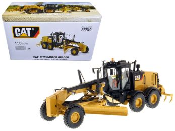 CAT Caterpillar 12M3 Motor Grader with Operator \High Line Series\" 1/50 Diecast Model by Diecast Masters"""