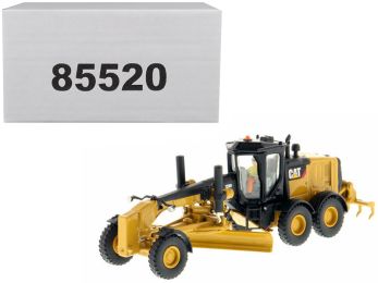 CAT Caterpillar 12M3 Motor Grader with Operator \High Line\" Series 1/87 (HO) Scale Diecast Model by Diecast Masters"""