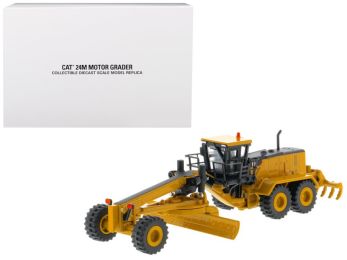 CAT Caterpillar 24M Motor Grader \Elite Series\" 1/125 Diecast Model by Diecast Masters"""