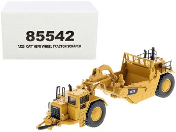 CAT Caterpillar 657G Wheeled Scraper Tractor High Line Series 1/125 Diecast Model by Diecast Masters
