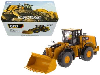 CAT Caterpillar 980M Wheel Loader with Rock Bucket and Operator \High Line Series\" 1/50 Diecast Model by Diecast Masters"""