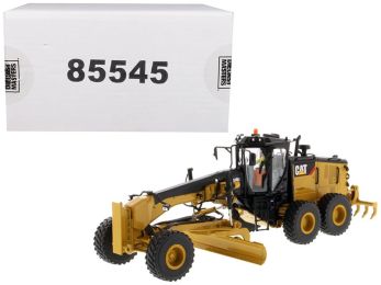 CAT Caterpillar 14M3 Motor Grader with Operator \High Line Series\" 1/50 Diecast Model by Diecast Masters"""