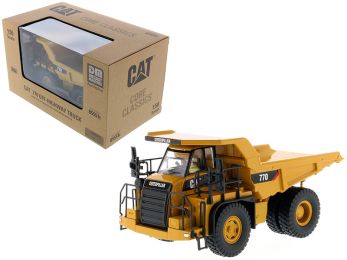 CAT Caterpillar 770 Off Highway Dump Truck with Operator \Core Classics Series\" 1/50 Diecast Model by Diecast Masters"""
