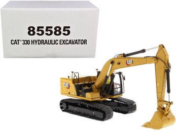 Cat Caterpillar 330 Hydraulic Excavator Next Generation with Operator \High Line Series\" 1/50 Diecast Model by Diecast Masters"""