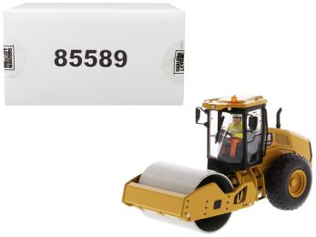 CAT Caterpillar CS11 GC Vibratory Soil Compactor with Operator \High Line Series\" 1/50 Diecast Model by Diecast Masters"""