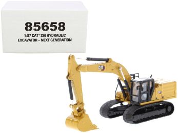 CAT Caterpillar 336 Next Generation Hydraulic Excavator High Line Series 1/87 (HO) Scale Diecast Model by Diecast Masters