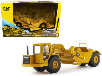 CAT Caterpillar 611 Wheel Tractor Scraper \Play & Collect!\" Series 1/64 Diecast Model by Diecast Masters"""