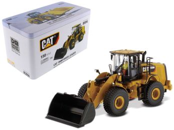 CAT Caterpillar 950M Wheel Loader with Operator \High Line Series\" 1/50 Diecast Model by Diecast Masters"""