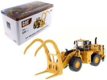 CAT Caterpillar 988K Wheel Loader with Grapple with Operator \High Line Series\" 1/50 Diecast Model by Diecast Masters"""