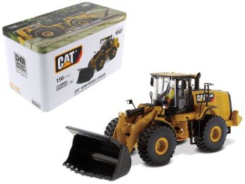 CAT Caterpillar 972M Wheel Loader with Operator \High Line Series\" 1/50 Diecast Model by Diecast Masters"""