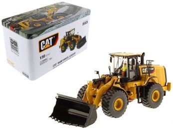 CAT Caterpillar 966M Wheel Loader with Operator \High Line Series\" 1/50 Diecast Model  by Diecast Masters"""