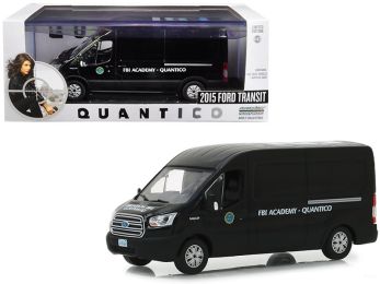 2015 Ford Transit Van Black \FBI Academy Quantico\" \""Quantico\"" (2015-2018) TV Series 1/43 Diecast Model Car by Greenlight"""