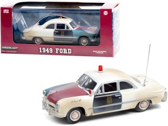 1949 Ford Police Car (Weathered Version) Tijuana Border Patrol (Mexico) 1/43 Diecast Model Car by Greenlight